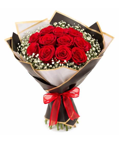 Red rose bouquet