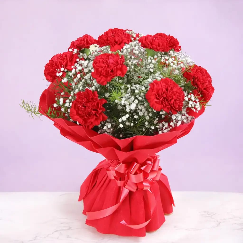 Red carnation Bouquet