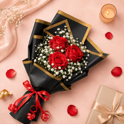 Red rose small bouquet