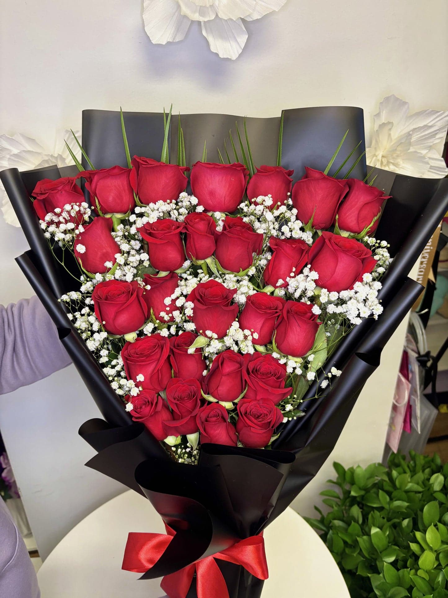 Red rose bouquet